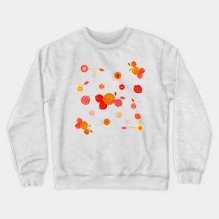 Colorful Floral Crewneck Sweatshirt